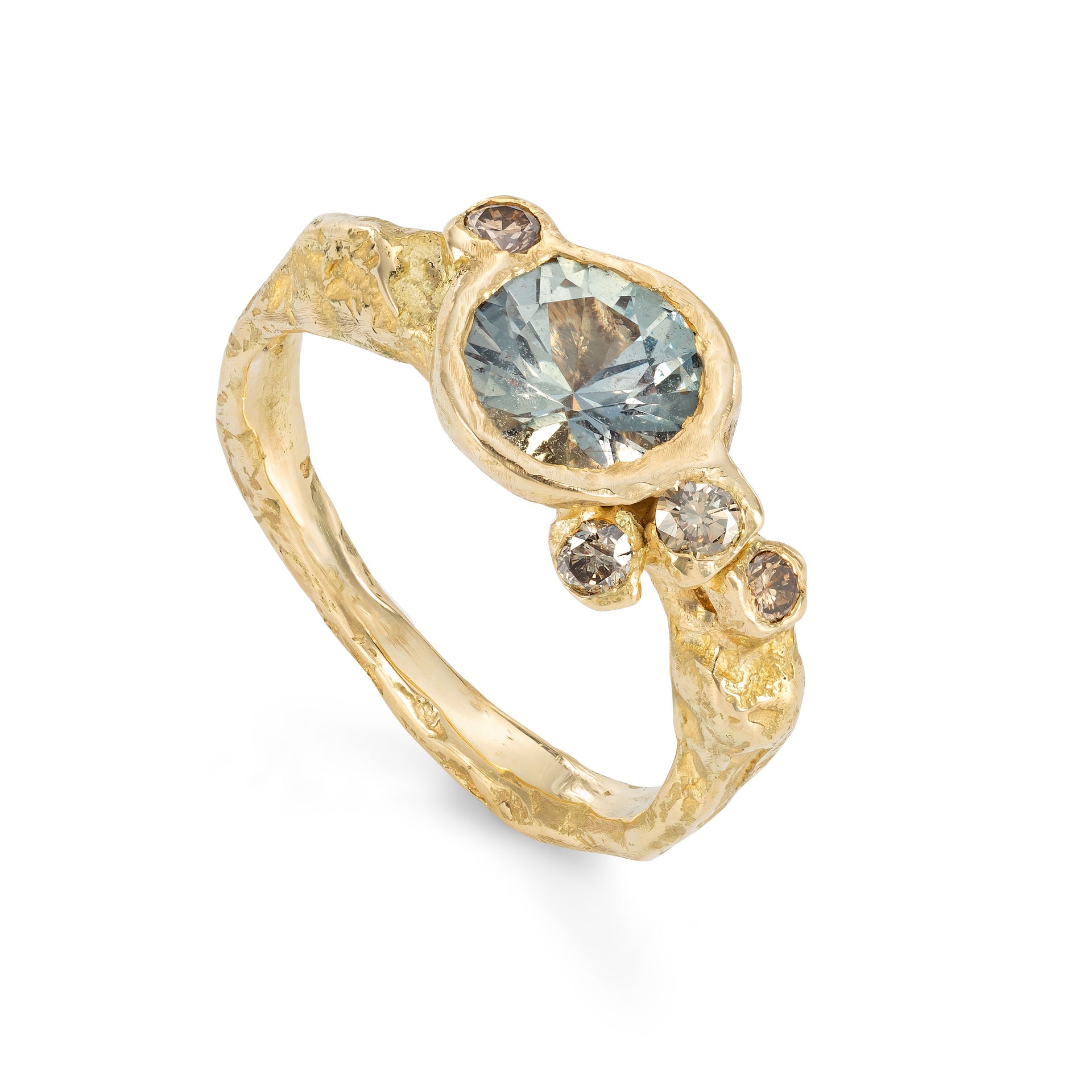 Tide Pool Ring with Umba sapphire