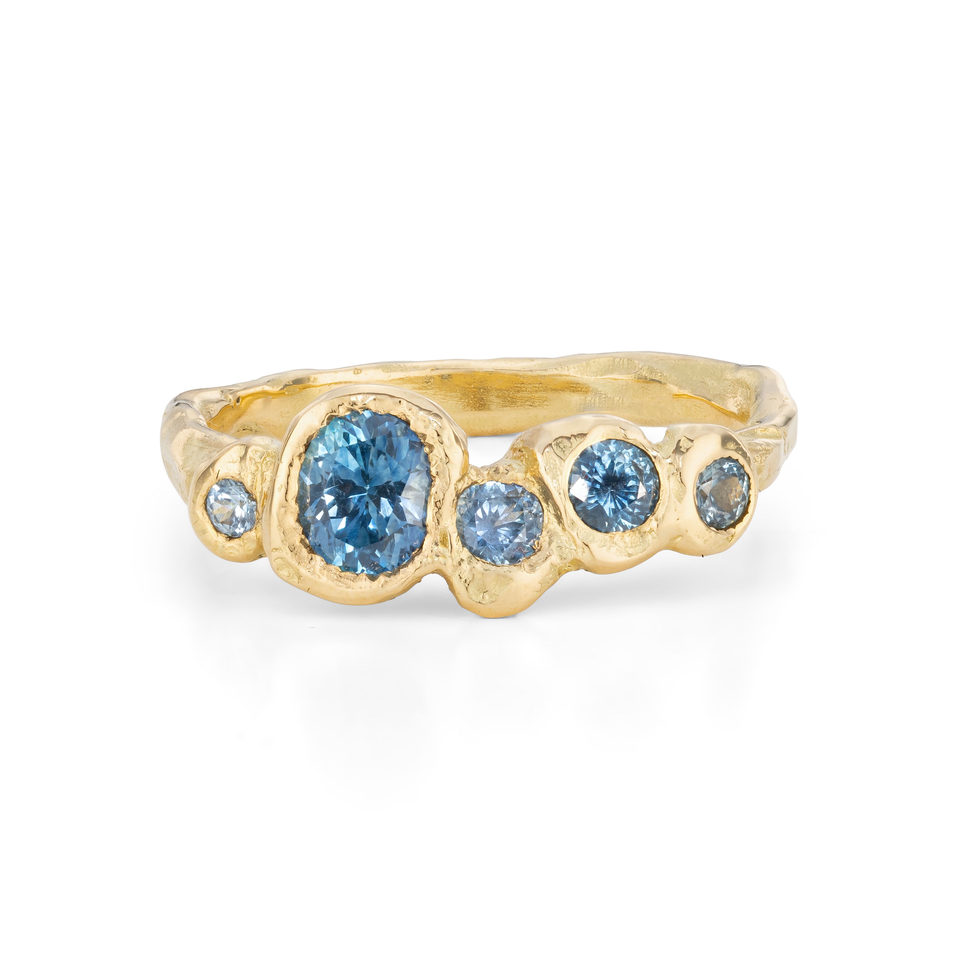 Ocean Sapphire Engagement Ring – Emily Nixon